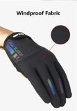 GUB Mountain Bike Winter Full Finger Glove Bicycle Windproof Warm Touch Screen Gloves Cycling Equipment