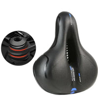 Hollow Breathable Bicycle Saddle Men Women MTB Road Bike Saddle Shock Absorbing Comfortable Big Butt Bike Seat