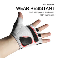 Cycling Gloves Half Finger Bike Gloves Shockproof Breathable MTB Mountain Bicycle Gloves Men Sports Cycling Clothings