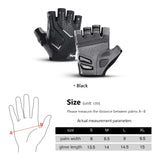 Cycling Gloves Thermal Silicone Gel SBR Half Finger Bike Gloves Resistance Shockproof Sport Gloves