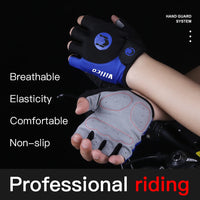 Kyncilor Outdoor Cycling Anti Slip and Anti Sweat Half Finger Gloves Breathable and Shock-absorbing Sports Mountain Bike Gloves