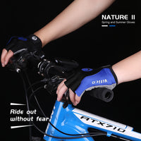 Kyncilor Outdoor Cycling Anti Slip and Anti Sweat Half Finger Gloves Breathable and Shock-absorbing Sports Mountain Bike Gloves