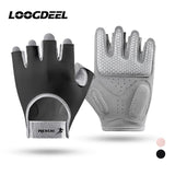 Half-Finger Fitness Gloves Anti-slip Breathable Palm Cycling Sports Weightlifting Gloves Dumbbell Training Wrist Guard