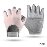 Half-Finger Fitness Gloves Anti-slip Breathable Palm Cycling Sports Weightlifting Gloves Dumbbell Training Wrist Guard