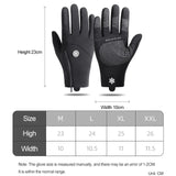 Cycling Gloves Unisex Waterproof Windproof Touch Screen Running Gloves Anti-slip Bike Motorcycle Cycling Gloves