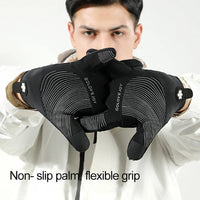 Cycling Gloves Unisex Waterproof Windproof Touch Screen Running Gloves Anti-slip Bike Motorcycle Cycling Gloves