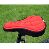 MTB Mountain Bike Cycling Thickened Extra Comfort Ultra Soft Silicone 3D Gel Pad Cushion Cover Bicycle Saddle Seat 4 Colors