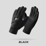 Winter Warm Fleece Thermal Motorcycle Thermal Warm Gloves Polar Teddy Velvet Mittens For Men Women Snow Sports Gloves Back