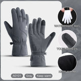 Cycling Glove Ski waterproof Gloves Warm Non-slip Windproof And Waterproof Touch Screen Hiking Glove