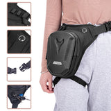 Motorcycle Leg Side Bag EVA Hard Shell Outdoor Casual Waist Bags Motorbike Mobile Phone Purse Hip Bum Pack