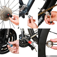 Multifunctional Bicycle Repair Tool Kits Chain Breaker Flywheel Remover Crank Puller Wrench MTB Road Bikes Maintenance Tools