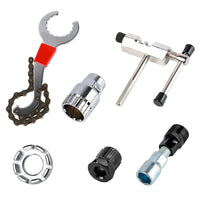 Multifunctional Bicycle Repair Tool Kits Chain Breaker Flywheel Remover Crank Puller Wrench MTB Road Bikes Maintenance Tools