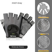 Fashion Professional Gym Fitness Gloves Power Lifting Unisex Exercise Bodybuilding Half Finger Handguard