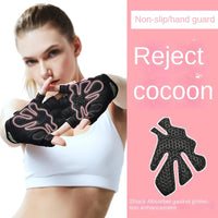 Fashion Professional Gym Fitness Gloves Power Lifting Unisex Exercise Bodybuilding Half Finger Handguard