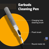 Headphone Cleaning Pen Screen Cleaner Push Stretch Retractable Pen Dust Removal Brush Digital Computer Keyboard Cleaning Pen