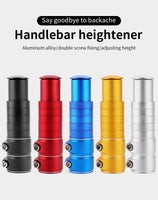 Heighten Aluminium MTB Cycling Parts Accessories Bicycle Tube Extender Adapter Bike Front Fork Stem Increased Control