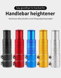 Heighten Aluminium MTB Cycling Parts Accessories Bicycle Tube Extender Adapter Bike Front Fork Stem Increased Control