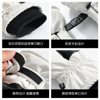 Winter Ski Gloves Men Women Electric Car Riding Non-slip Waterproof Touch Screen Gloves Padded Warm SK29