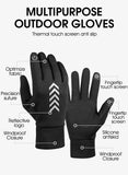 Riding Gloves Bike Warm Cold Windproof Mountain Bike Full Finger Motorbike Electric Car Equipment