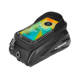 RZAHUAHU Hardshell Bike Bag Front Beam Bag Mountain Bike Mobile Phone Touch Screen Top Tube Bag Saddle Bag Riding Gear