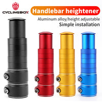 Heighten Aluminium MTB Cycling Parts Accessories Bicycle Tube Extender Adapter Bike Front Fork Stem Increased Control