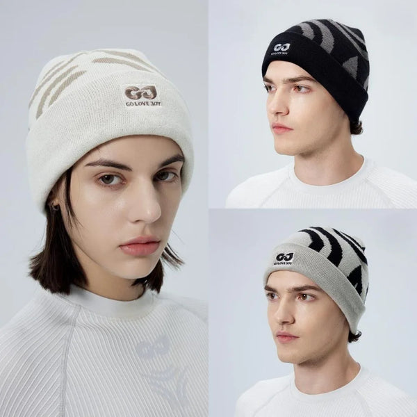 Winter Men Women Fleece Lined Beanie Knitted Hats Soft Thermal Stocking Skull Caps for Cold Weather Outdoor