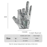 Outdoor Sports Fishing Gloves 3 Fingers Cut Sun Protection Breathable Anti-Slip Hiking Cycling Gloves for Women Men