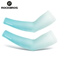 ROCKBROS Summer Cycling Arm Sleeve UV Protection Quick Dry Breathable Outdoor Sport Fitness Fishing Sunscreen Wear Arm Sleeves