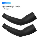 ROCKBROS Ice Silk Arm Sleeves UV Protect Cycling Basketball Running Camping Riding Outdoors Sports Sleeves Wear Protective Gear