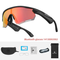 ROCKBROS Polarized Glasses Wireless Bluetooth 5.2 Sunglasses Headset Telephone Driving MP3 Riding Cycling Eyewear UV400 Goggles