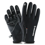 Winter Cycling Gloves Unisex Cold-proof Waterproof  Fluff Warm Gloves For Touchscreen Cold Weather Windproof Anti Slip