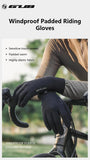 Long Finger Cycling Gloves Padded Warm High Stretch Fabric Road Bike Mountain Bike Winter Warm Gloves Bicycle Equipment