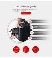 Fashion Professional Gym Fitness Gloves Power Lifting Unisex Exercise Bodybuilding Half Finger Handguard