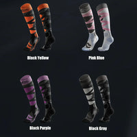 1Pair Ski Socks Cold Weather Socks for Snowboarding Snow Thermal Knee-high Warm Socks Hunting