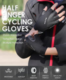 WEST BIKING Summer Cycling Gloves Half Finger Motorcycle MTB Road Bike Gloves For Men Women Non-Slip Fingerless Riding Gloves