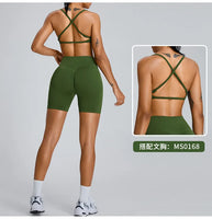 Women Yoga Shorts High Waist Workout Shorts Fitness Yoga Lift Butt Fitness Ladies Yoga Gym Running Scrunch Shorts Sportswear