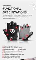 Kyncilor Outdoor Cycling Anti Slip and Anti Sweat Half Finger Gloves Breathable and Shock-absorbing Sports Mountain Bike Gloves