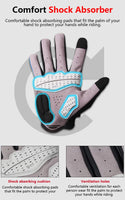 GUB Full Finger Cycling Gloves Touch Screen MTB Road Bike Winter Warm Gloves Shock Absorption Comfortable Windproof