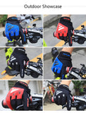 GUB Full Finger Cycling Gloves Touch Screen MTB Road Bike Winter Warm Gloves Shock Absorption Comfortable Windproof