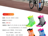 Cycling Socks Bicycle Sports Running Skateboard High Elastic Mid-tube Breathable Bweat Bbsorbing