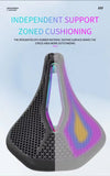 Ultralight 3D Honeycomb Road Bicycle Saddle Shockproof Comfortable MTB Seat Breathable Cycling Racing Saddle Bike Accessories