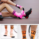 Professional Cycling Socks MTB Flash Design Men Women Bike Socks Breathable Running Racing Socks Road Sock