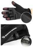 Winter Cycling Gloves Unisex Cold-proof Waterproof  Fluff Warm Gloves For Touchscreen Cold Weather Windproof Anti Slip