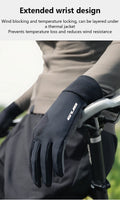 GUB Cycling Gloves Road Bike MTB Windproof Fleece Gloves Microfiber Material Sensitive Touch Screen