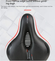 Hollow Breathable Bicycle Saddle Men Women MTB Road Bike Saddle Shock Absorbing Comfortable Big Butt Bike Seat