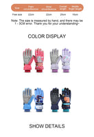 Children Ski Gloves Winter Waterproof Girls Boys Cycling Anti-slip Wear-resistant Warm Kid Skiing Snowboard Snow Gloves