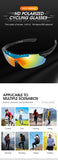 WEST BIKING Cycling Glasses Polarized Glasses 5 lens Outdoor Bicycle Sunglasses MTB Road Bike Ciclismo Men Women Cycling Eyewear