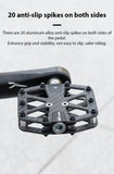 GUB GC086/GC087 Bicycle Carbon Fiber Triple Bearing Pedals Road Bike MTB Wider Tread Pedals Lightweight Bicycle Components