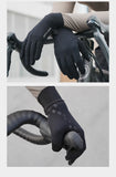 Long Finger Cycling Gloves Padded Warm High Stretch Fabric Road Bike Mountain Bike Winter Warm Gloves Bicycle Equipment