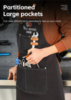 WEST BIKING Bicycle Repair Maintenance Aprons With Pockets For Workshop Technician Kitchen Restaurant Canvas Apron Work Uniform